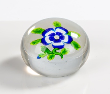 Baccarat Primrose Star Cut Paperweight