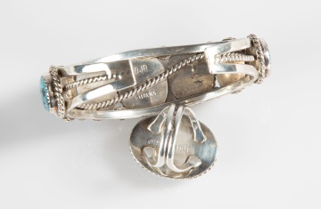 Silver & Turquoise Cuff and Ring