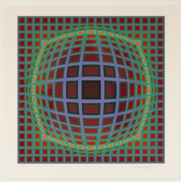 Victor Vasarely (French/Hungarian, 1906-1997) "Titan D"