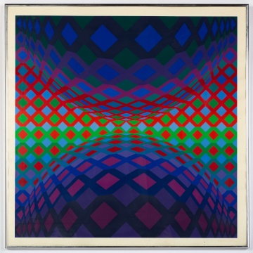 Victor Vasarely (French/Hungarian, 1906-1997) "Reech"