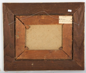 Frank Eastman Jones (American, 1854-1933) Woman in Pasture with Cows