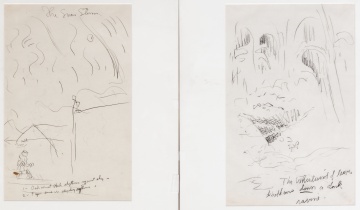(2) Charles Burchfield (American, 1893-1967) Drawings