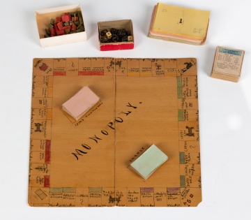 Vintage Handmade Monopoly Game