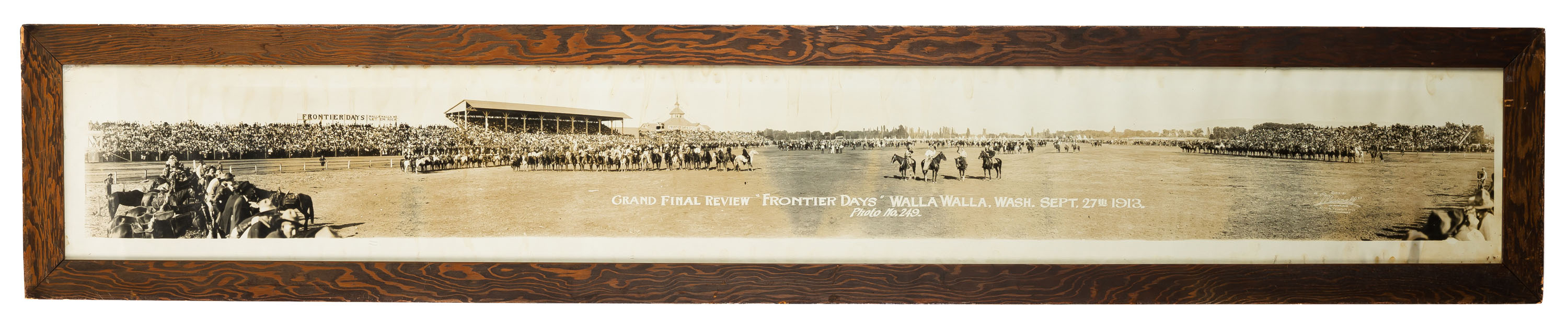Panoramic Photograph, "Grand Final Review 'Frontier Days,' Walla Walla