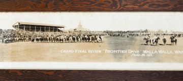 Panoramic Photograph, "Grand Final Review 'Frontier Days,' Walla Walla, Washington