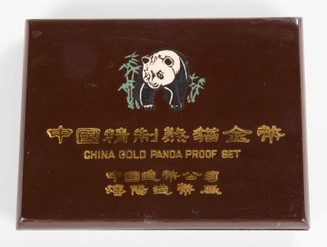 1986 China Gold Panda Coin Proof Set