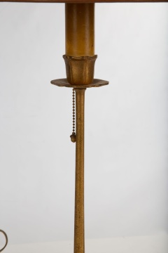 Tiffany Studios Bronze Candlestick Lamp