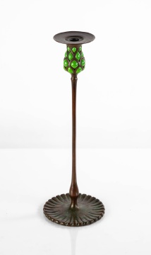 Tiffany Studios Blown-out Candlestick