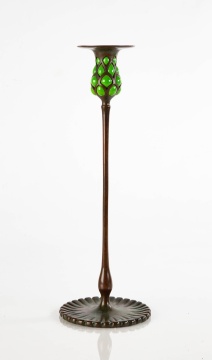 Tiffany Studios Blown-out Candlestick