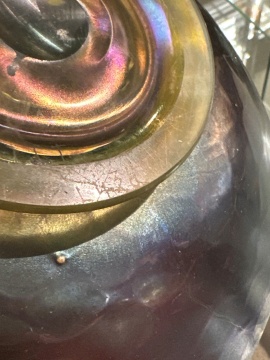 Tiffany Favrile Decorated Footed Bowl