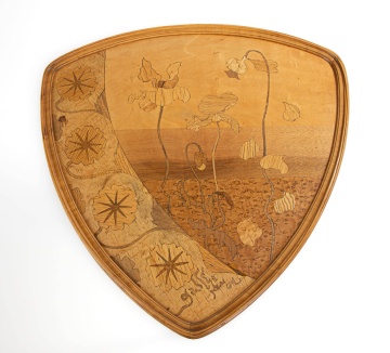 Emile Galle Marquetry Occasional Table