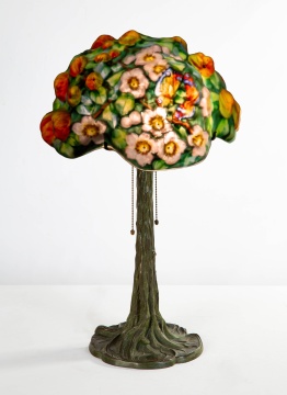 Pairpoint Puffy Apple Tree Table Lamp
