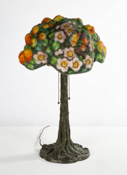 Pairpoint Puffy Apple Tree Table Lamp
