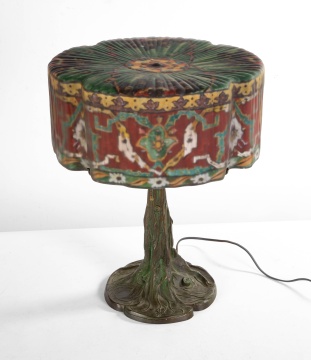 Pairpoint Puffy Persian Border Lamp