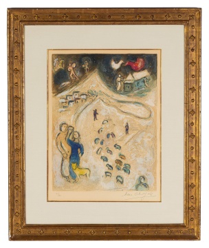 Marc Chagall (French/Russian, 1887-1985) Winter  (M. 333; SEE C. BKS. 46)
