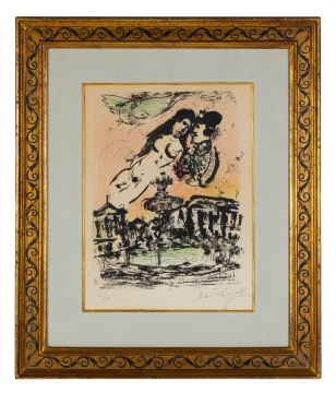 Marc Chagall (1887-1985) Le Ciel des Amoureux, from: The Lithographs of Chagall Volume II