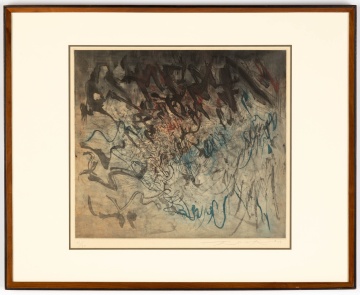 Zao Wou-Ki (Zhao Wuji,  French/Chinese, 1920-2013)  Untitled, No 118