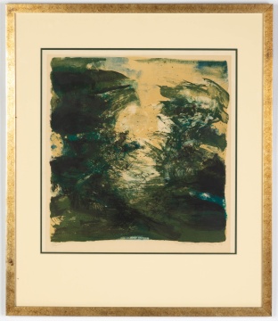 Zao Wou-Ki (Zhao Wuji, French/Chinese, 1920-2013)  Untitled, No. 207