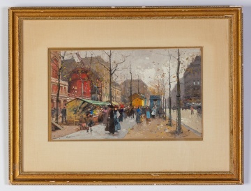 Eugene Galien-Laloue (French, 1854-1941) Le Moulin  Rouge