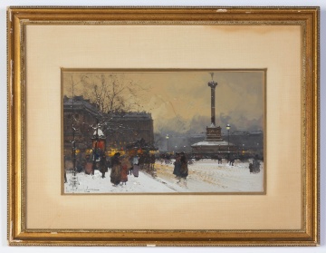 Eugene Galien-Laloue (French, 1854-1941) Palace de  Bastille