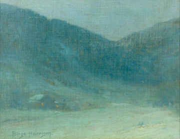 Lovell Birge Harrison (American, 1854-1929) Hazy Moonlight