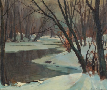 Emile Gruppe (American, 1896-1978) "March Thaw"