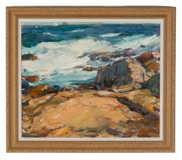 Carl Peters (American, 1897-1980) Seacoast