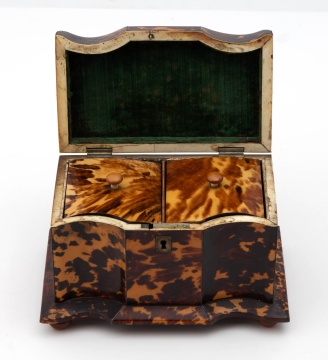 George III Serpentine Tea Caddy