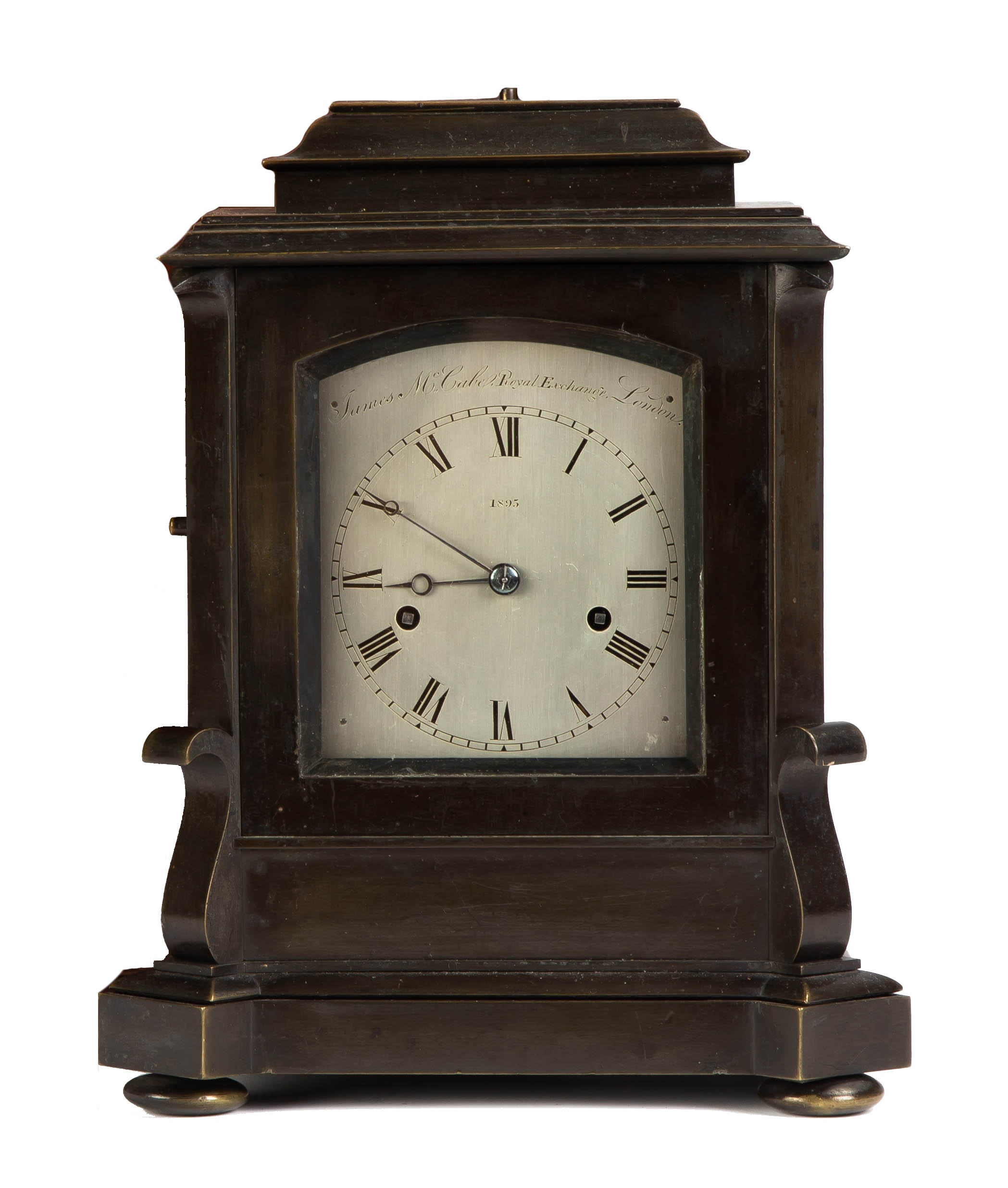 James McCabe, No. 1895, Giant Patinaed Brass Striking Carriage or