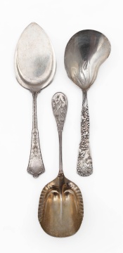 Three Tiffany & Co. Sterling and Silver-Gilt  Serving Pieces
