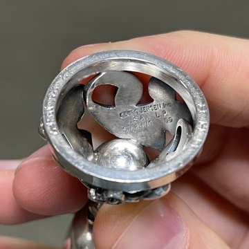 Georg Jensen Alphonse La Paglia, Eight Sterling  Cordials