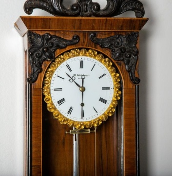 W. Schonberger Biedermeier Vienna Regulator