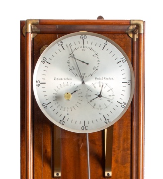 T. Cooke & Sons, York & London, Astronomical  Regulator with Seven-legged Gravity Escapement and  Showing Mean and Sidereal Time