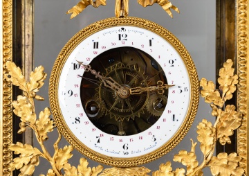 Louis XVI Ormolu Pendule-Cage Mantel Clock