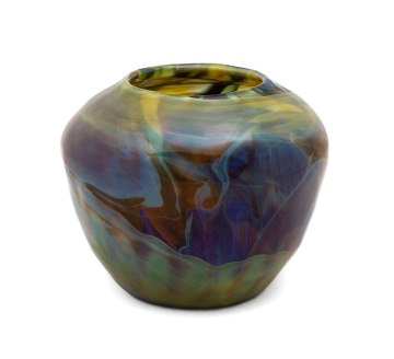 Tiffany Studios Favrile Reactive Glass Vase