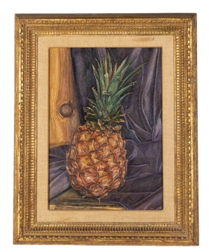 Luigi Lucioni (American/Italian, 1900-1988) Pineapple