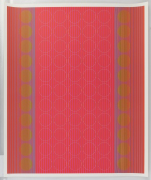 Julian Stanczak (1928-2017) "Centered Rings"