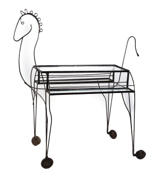 Frederick Weinberg Horse Bar Cart