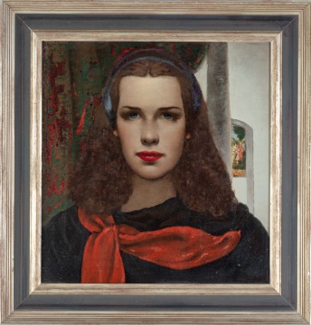 Orland Campbell (American,  1890-1972) Portrait of a Young Woman
