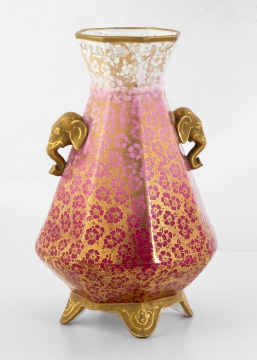 Rubina Porcelain Enameled Vase