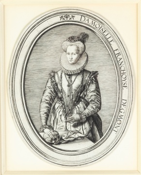Hendrick Goltzius (Dutch, 1558 - 1617) Françoise van Egmond