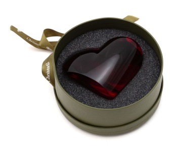Amour De Christofle, Red Heart Paperweight
