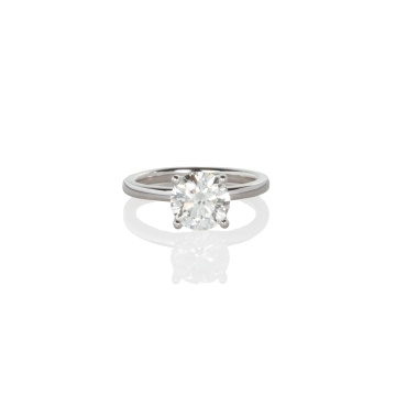 2 CT Diamond & Platinum Ring