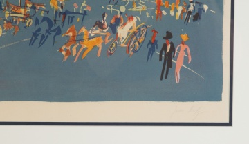 Jean Dufy (French, 1888-1964) "Place Pigalle-la Nuit"
