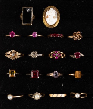 Eighteen Vintage Rings