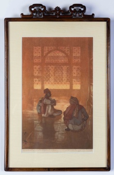 Yoshida Hiroshi, A Window in Fatehpur-Sikri