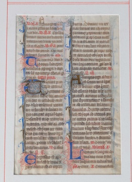 Group of Early Illuminated Manuscripts