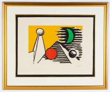 Alexander Calder (American, 1898-1976) Aspect Lunaire (Lunar View), 1961