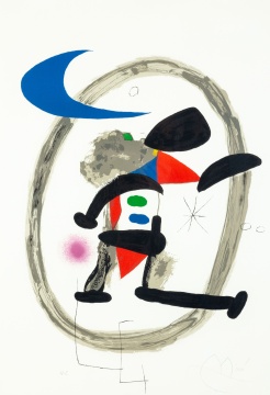Joan Miró (Spanish, 1893-1983) Arlequin Circonscrit