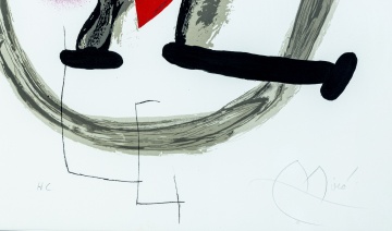 Joan Miró (Spanish, 1893-1983) Arlequin Circonscrit